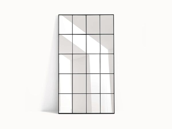 Floor Window Pane Mirror