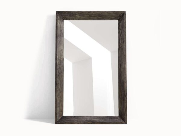 Wood Floor Mirror